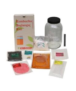 Kombuscoby Kombucha Mantarı - Kombucha Kültürü - Kombucha Scoby - Kombu Çayı Maksi Kit